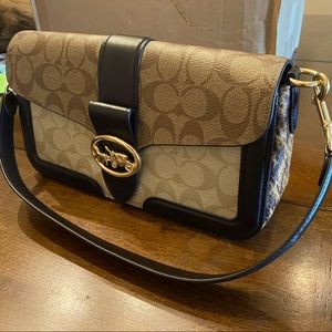 Coach Mixed Media Shoulder Bag